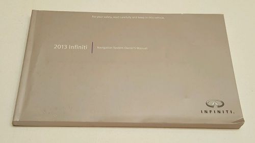 2013 infiniti navigation system owners manual