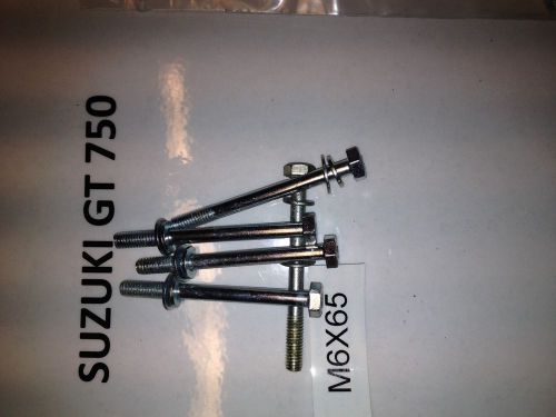 Suzuki genuine gt 750 m6 x 65 mm bolt, orignal with s on the head