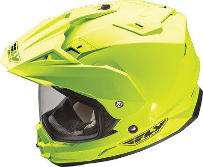 Fly racing trekker off-road/street/adventure touring helmet - hi-vis yellow, xs