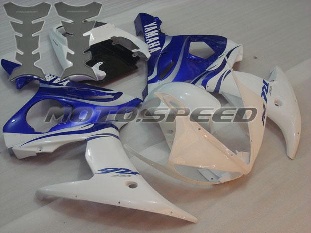 Free tank pad x2! fairing for yamaha 2003 2004 2005 yzf r6 plastic injection k56