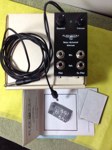 Flightcom iigx, airplane voice actuated intercom 2/4 place