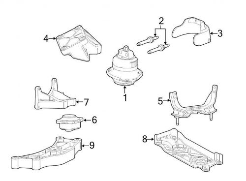 Chrysler oem chrysler engine mount bracket 04855025ac image 4