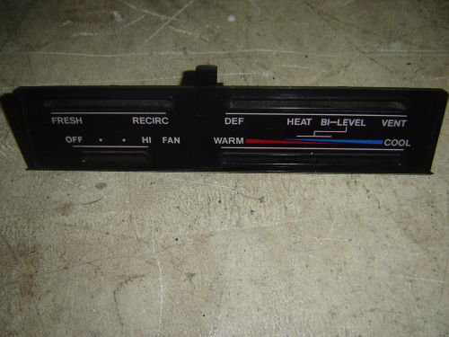 1979 toyota celica gt liftback climate control dash face plate