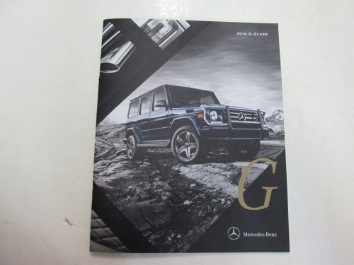 2016 mercedes benz g class sales brochure manual factory oem book 16 dealership