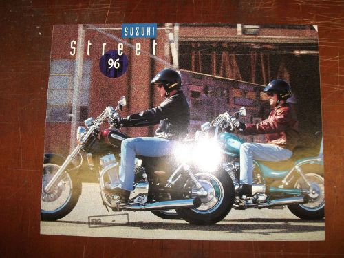 Original nos 1996 suzuki motorcycle sales brochure street full line up