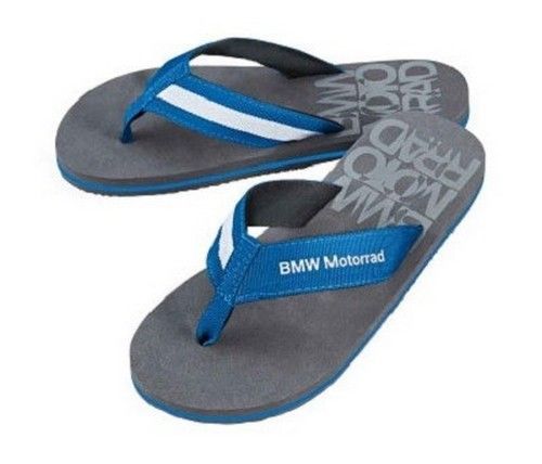 Bmw genuine motorcycle riding bmw logo flip-flops eu 35/36 usa l4/l5 blue