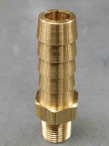 Male insert brass barb fitting 1/2&#034; hose x 3/8&#034; npt fuel boat