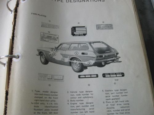 Volvo 1800 es factory shop manual