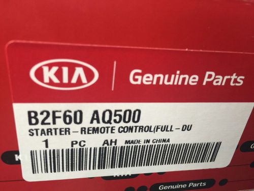 2014-15 kia soul remote start kit oem (b2f60 aq500)