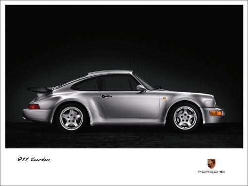 1992 1993 porsche 911 964 turbo poster print (80cm x 60cm)