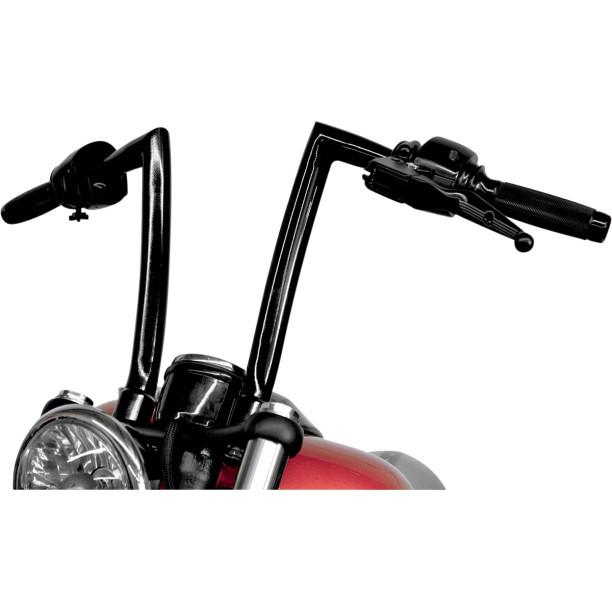 Todd's cycle 1-1/4" strip handlebars flat black for 2011-2013 harley softail fxs