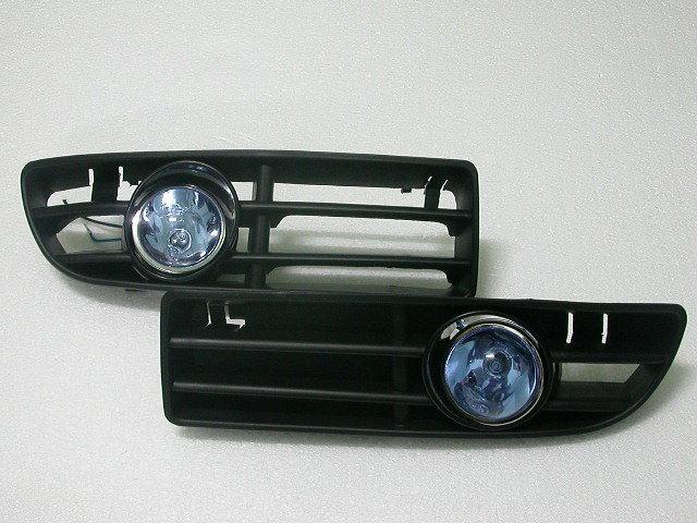 Vw 1998-2005 jetta / bora mk4 gli gls projector blue fog light & grille new pair