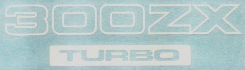 300zx decal for 1987-1989 turbo. decal is white on clear