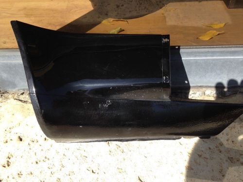 1974 thru 1979 porsche 911 left rear black fender extention