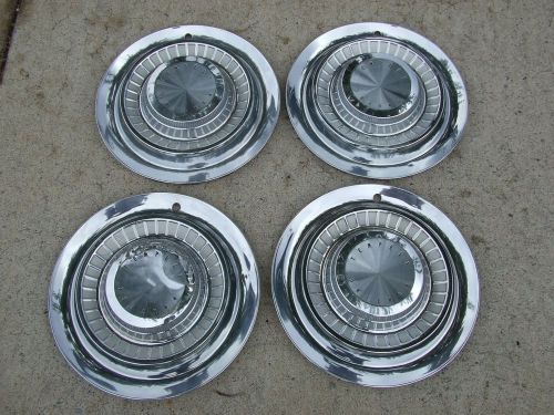 61 1961 pontiac tempest 15&#034; factory oem hubcap