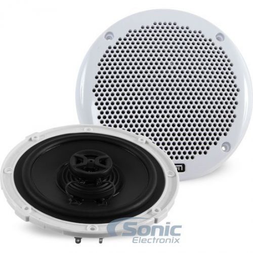 Fusion electronics ms-el602 150w 6&#034; 2-way water resistant marine speakers