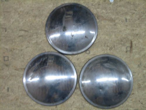 Vintage baby moon chrome hubcaps rat rod steam punk