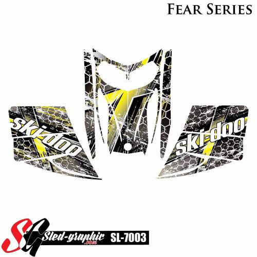 Sled wrap decal sticker graphics kit for ski-doo rev mxz snowmobile 03-07 sl7003