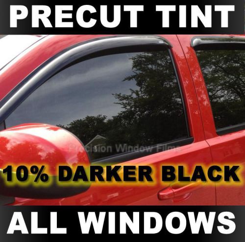 Precut window tint for ford f-150 extended cab 1997-2003 - 10% darker black film