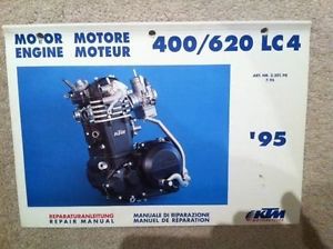Ktm factory engine repair manual handbook - 400/620 lc4 - 3.201.98