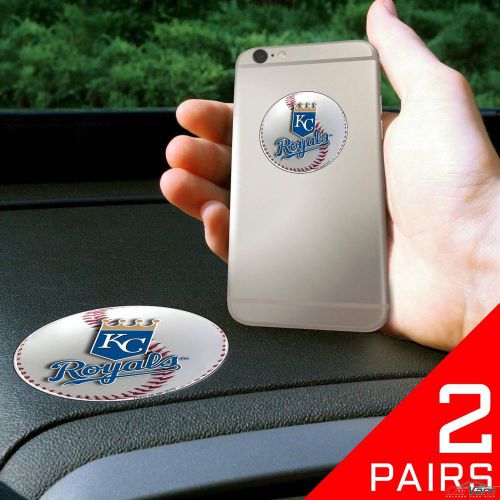 Fanmats - 2 pairs of mlb kansas city royals dashboard phone grips 13093