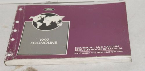 1997 ford econoline van oem electrical wiring diagrams evtm service manual