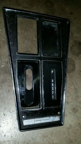 1972-76 corvette original  automatic shifter plate