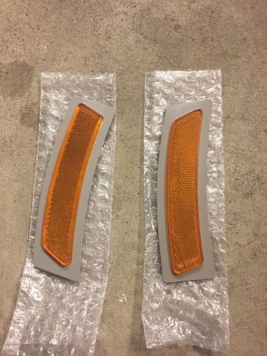 Bmw f32 f33 f36 genuine amber front side marker set rare 428i 435i m4 f30 f31 oe