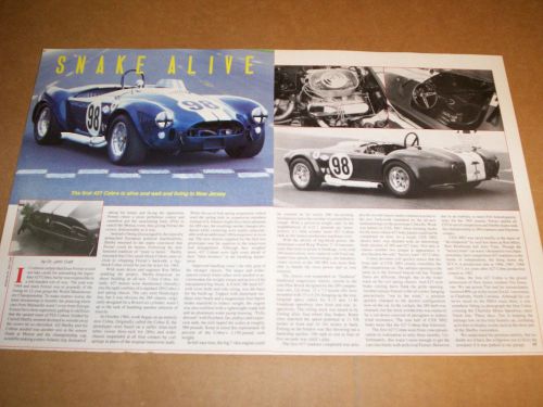 65 1965 ford shelby 427 cobra csx 3002 first built magazine article