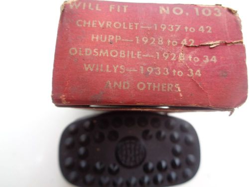 Vintage part #103 rubber globe slip on pedal pads