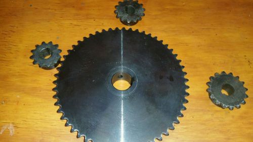 4-go kart sprockets. all 4 use #35 chain.