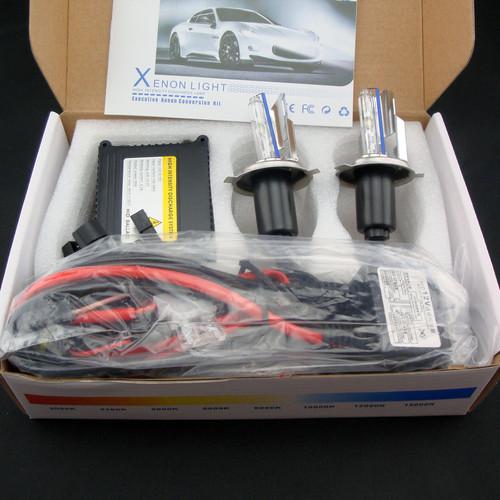 New xenon light hid 55w h4-3 8000k hid slim ballast bulb conversion kit ko5hrt