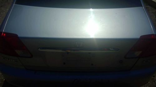 Trunk lid/lift gate sedan silver honda civic 01 02 03 04 05 # sc201