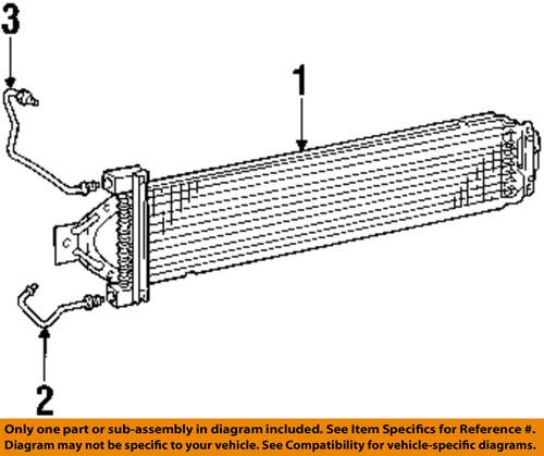 Dodge oem 4883709aa transmission oil cooler-outlet tube