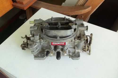 Edelbrock performer 1407 4 bbl carburetor for parts