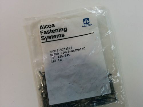 Alcoa huck nas1919c04s02 blind rivets