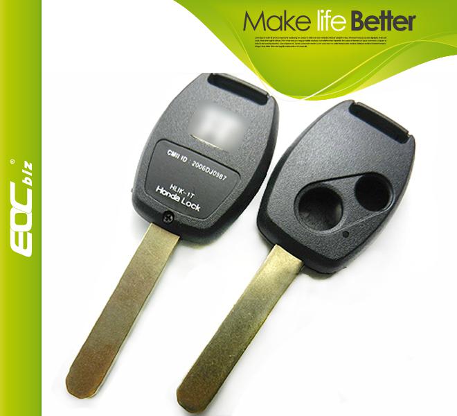 B0233 folding remote key shell for honda fit odyssey 2 buttons no chip