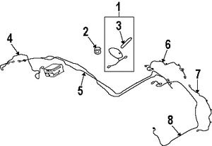 Infiniti 282081ba2a genuine oem antenna assy