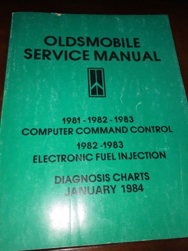 Oldsmobile service manual diagnosis charts, january 1984