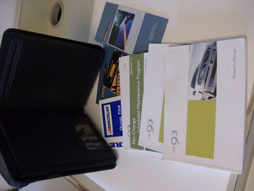 Saab 9-3 owners manual