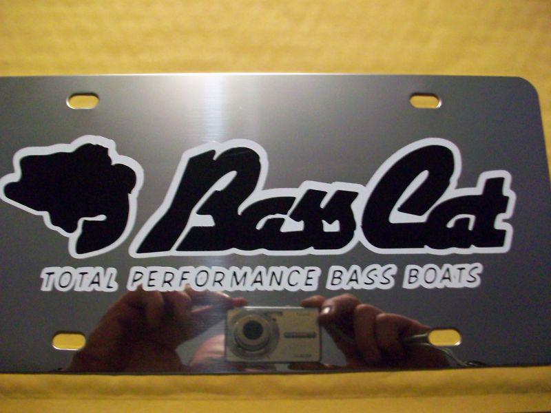 Basscat boat license plate