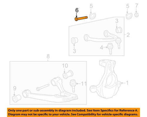 Gm oem front-alignment cam bolt 11546926