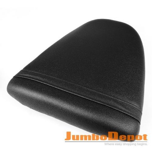 Black for suzuki gsxr600 96-00 gsxr750 97-99 leather rear pillion passenger seat