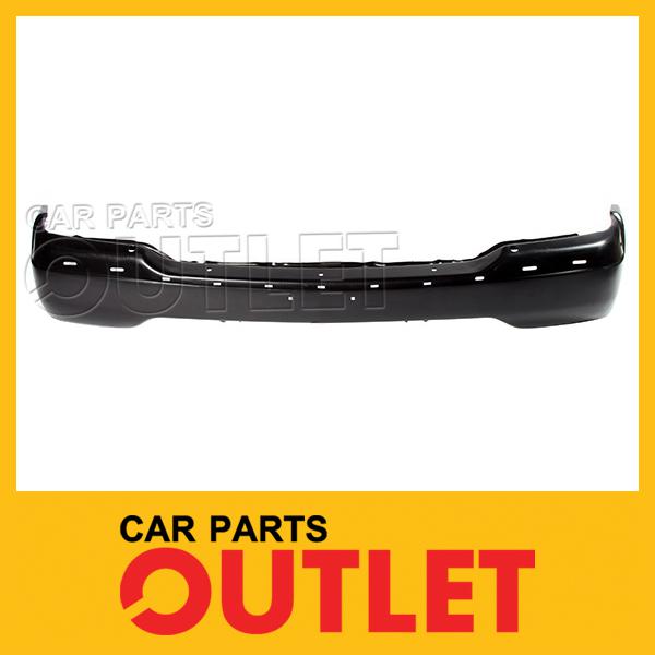 1999-2002 sierra 1500 2500hd front bumper face bar gm1002374 gas eng wo air hole