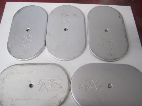 K&amp;n air filter aluminum tops. sprint car, midget, vintage, fuel injection.