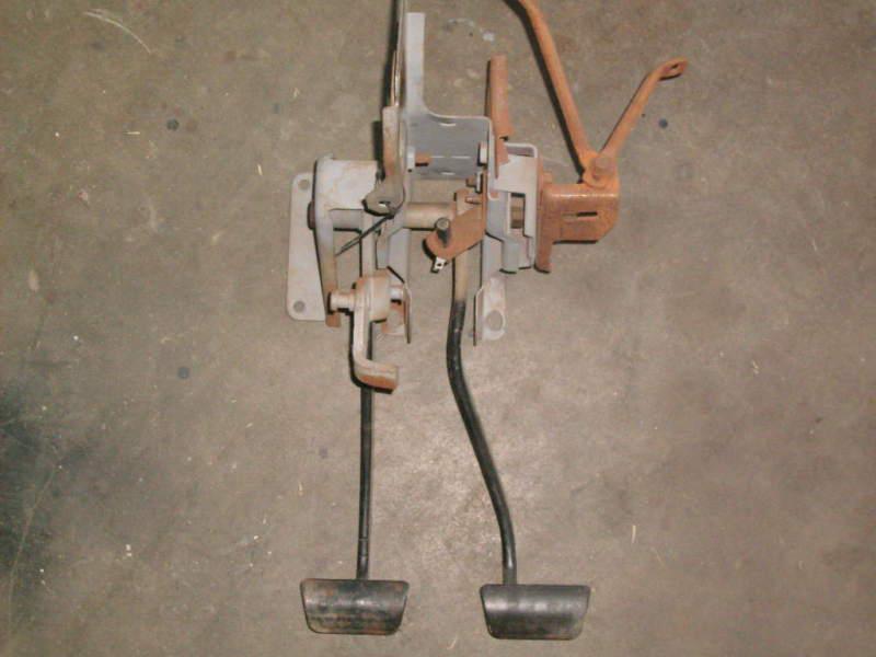 Orig mopar 4 speed b body clutch pedal set, roadrunner, charger, challenger 440,