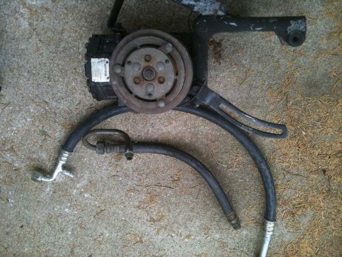 Motorcraft factory ac compressor,  bracket &amp; hoses