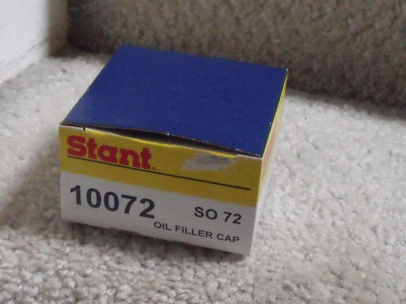 *new* in box stant 10072 oil filler cap (push plug type ) 