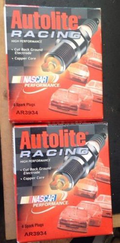 Autolite ar3934 racing spark plug set(8 eight) 14mm 5/8&#034; hex