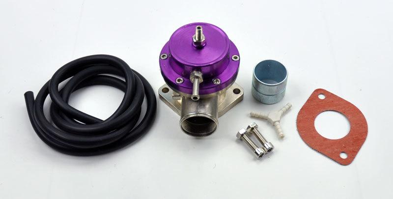 Universal type-s turbo blow off valve adjustable 25psi - purple bov